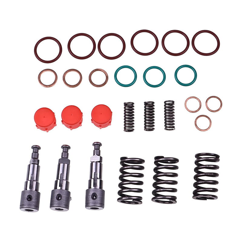 Induksi Bahan Bakar Cylinder 3- Pump Rebuild Kit dikonfigurasi untuk Mesin Kubota D1005 D600 D640 D662 D722 D982 D905 D1105 D1703