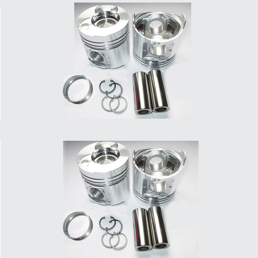 Untuk mesin yanmar 4TNE92 KOMATSU ENGINE 4D92E PISTON KIT DENGAN SET RING