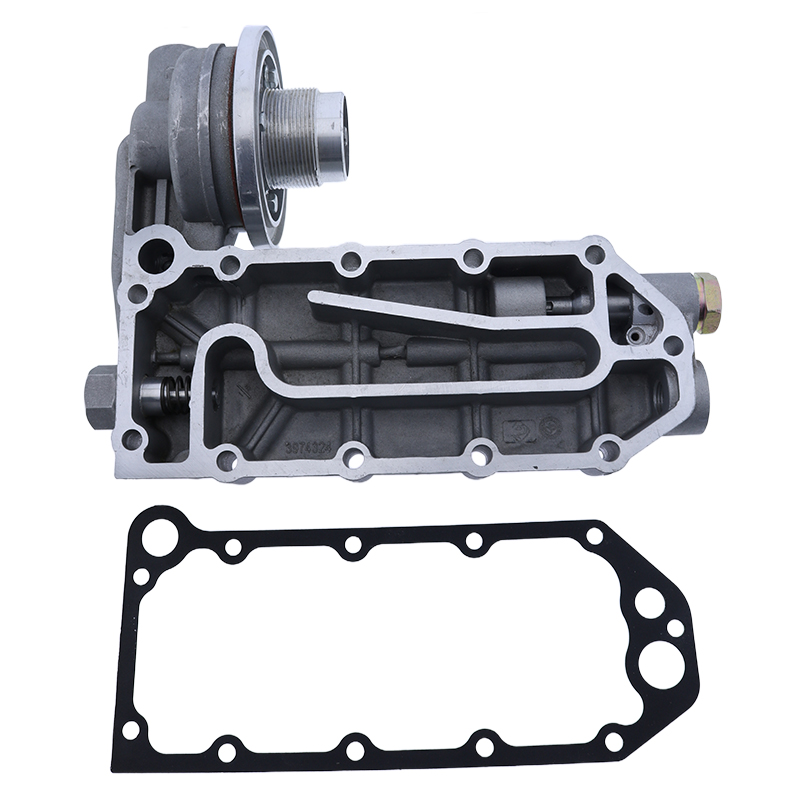 Kepala pendingin oli 3922882 untuk mesin cummins ISC 8.3 dengan paking